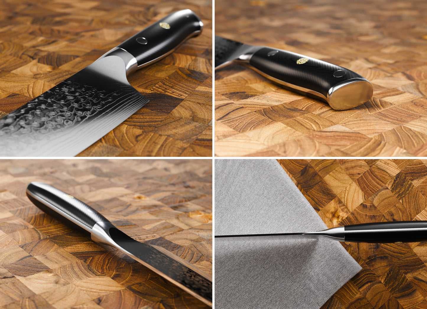 Premium Damast Gyuto Kochmesser - Okuro