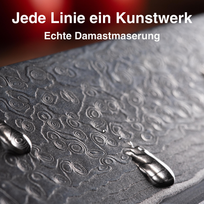 Echte Damastmusterung