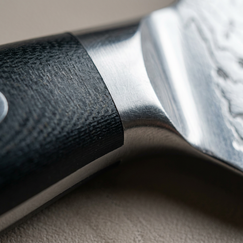 Set-Damastmesser aus Santokumesser und Kochmesser