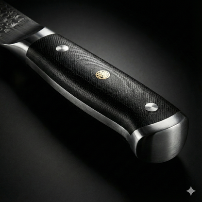 Premium Damast Santokumesser - Okuro